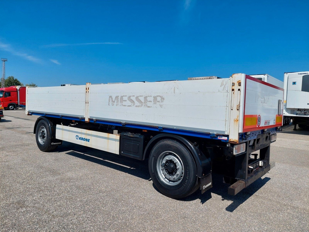 Krone AZW 18 Baustoffanhänger - Remolque plataforma/ Caja abierta: foto 3 Krone AZW 18 Baustoffanhänger - Remolque plataforma/ Caja abierta: foto 3