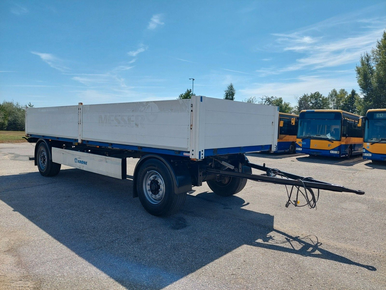 Krone AZW 18 Baustoffanhänger - Remolque plataforma/ Caja abierta: foto 2 Krone AZW 18 Baustoffanhänger - Remolque plataforma/ Caja abierta: foto 2