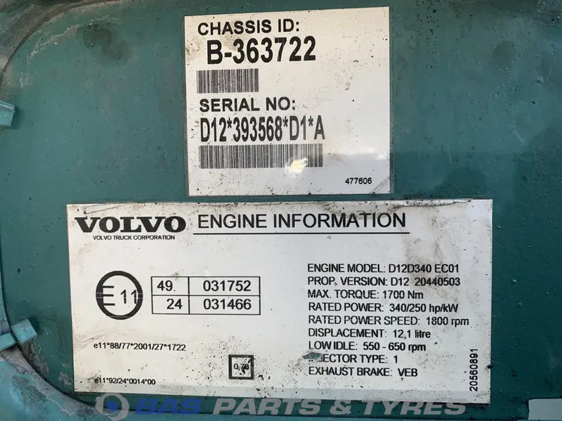 Volvo FM2 - Motor para Camión: foto 5 Volvo FM2 - Motor para Camión: foto 5