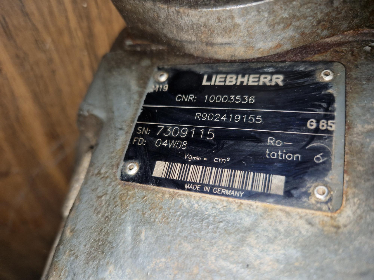 BOMBA DE VENTILADOR LIEBHERR R934B - Bomba hidráulica para Maquinaria de construcción: foto 3 BOMBA DE VENTILADOR LIEBHERR R934B - Bomba hidráulica para Maquinaria de construcción: foto 3