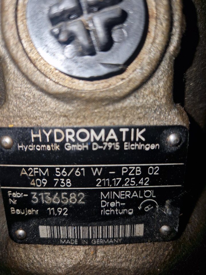 BOMBA HYDROMATIK A2FM 56/61W - Bomba hidráulica: foto 3 BOMBA HYDROMATIK A2FM 56/61W - Bomba hidráulica: foto 3