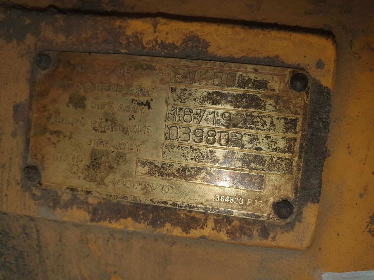 DIFERENCIAL PARA VOLVO A35 - Eje y piezas para Maquinaria de construcción: foto 3 DIFERENCIAL PARA VOLVO A35 - Eje y piezas para Maquinaria de construcción: foto 3