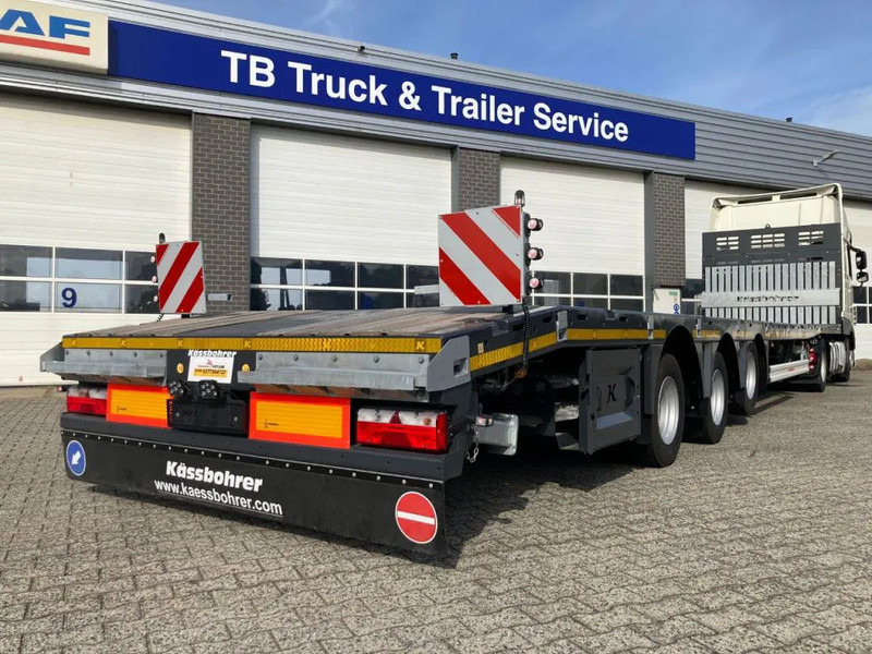 Leasing para Kässbohrer SPA M3 / 1N - 18 / 27 Heavy Duty uitschuifbare vlakke mega trailer met liftas, rongen en oprijplaten Kässbohrer SPA M3 / 1N - 18 / 27 Heavy Duty uitschuifbare vlakke mega trailer met liftas, rongen en oprijplaten: foto 9