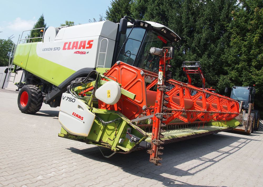 Kombajn zbożawy Claas Lexon 570 Kombajn zbożowy CLAAS LEXION 570+ heder VARIO 7,5m - Cosechadora de granos: foto 3 Kombajn zbożawy Claas Lexon 570 Kombajn zbożowy CLAAS LEXION 570+ heder VARIO 7,5m - Cosechadora de granos: foto 3