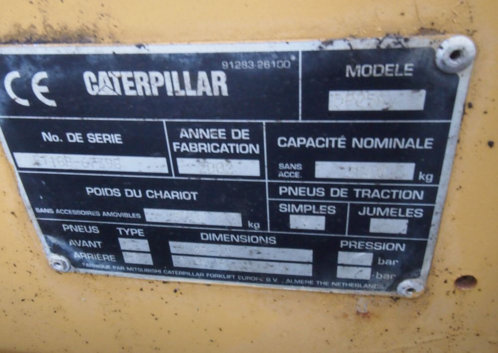 Carretilla elevadora diésel Wózek widłowy Catepillar DP25K 2002 DUPLEX: foto 8