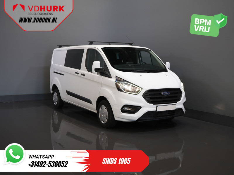 Ford Transit Custom 2.0 TDCI L2 Trend DC Dubbel Cabine BPM VRIJ! Stoelverw./ Carplay/ 2.7t Trekverm./ Navi/ PDC/ Cruise - Furgoneta pequeña, Furgoneta combi: foto 1 Ford Transit Custom 2.0 TDCI L2 Trend DC Dubbel Cabine BPM VRIJ! Stoelverw./ Carplay/ 2.7t Trekverm./ Navi/ PDC/ Cruise - Furgoneta pequeña, Furgoneta combi: foto 1