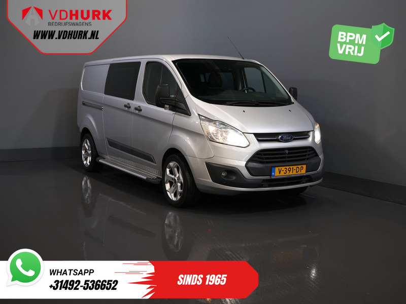 Ford Transit Custom 2.2 TDCI Trend Dubbel Cabine DC L2 BPM VRIJ! NL Auto/ Leder/ Stoelverw./ Camera/ PDC/ LMV/ Sidesteps - Furgoneta pequeña, Furgoneta combi: foto 1 Ford Transit Custom 2.2 TDCI Trend Dubbel Cabine DC L2 BPM VRIJ! NL Auto/ Leder/ Stoelverw./ Camera/ PDC/ LMV/ Sidesteps - Furgoneta pequeña, Furgoneta combi: foto 1