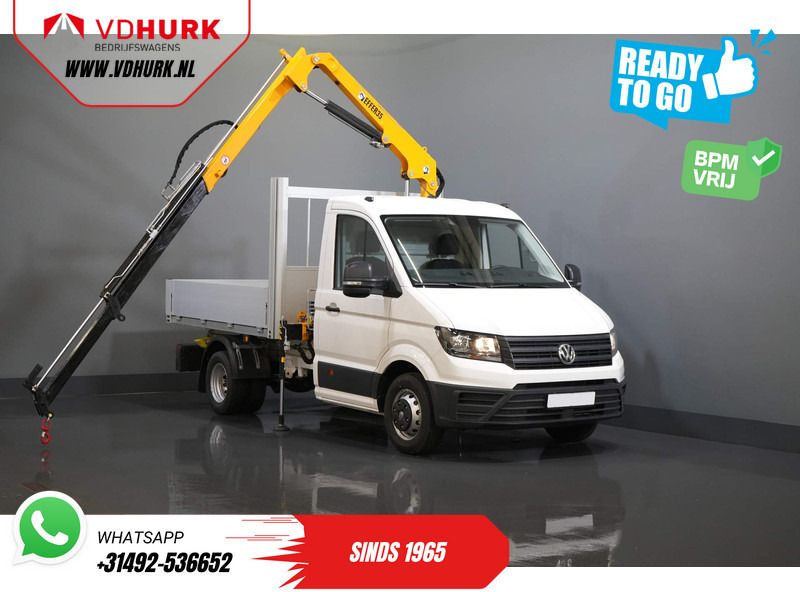 Volkswagen Crafter 50 165 pk Effer 352S Kraan/ Crane/ Kran/ Autokran/ PTO/ Open laadbak/ Dubbel Lucht - Furgoneta: foto 1 Volkswagen Crafter 50 165 pk Effer 352S Kraan/ Crane/ Kran/ Autokran/ PTO/ Open laadbak/ Dubbel Lucht - Furgoneta: foto 1