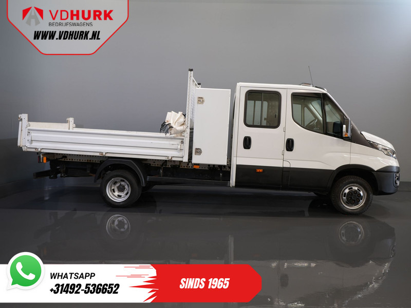 Furgoneta basculante, Furgoneta combi Iveco Daily 35C14D 2.3 140 pk Aut. ZF DC Dubbel Cabine 6Pers./ Kipper/ Pick Up/ Open Laadbak/ Kieper/ 3.5t Trekverm./ Dubbel Lucht/ Gev.Stoe: foto 11