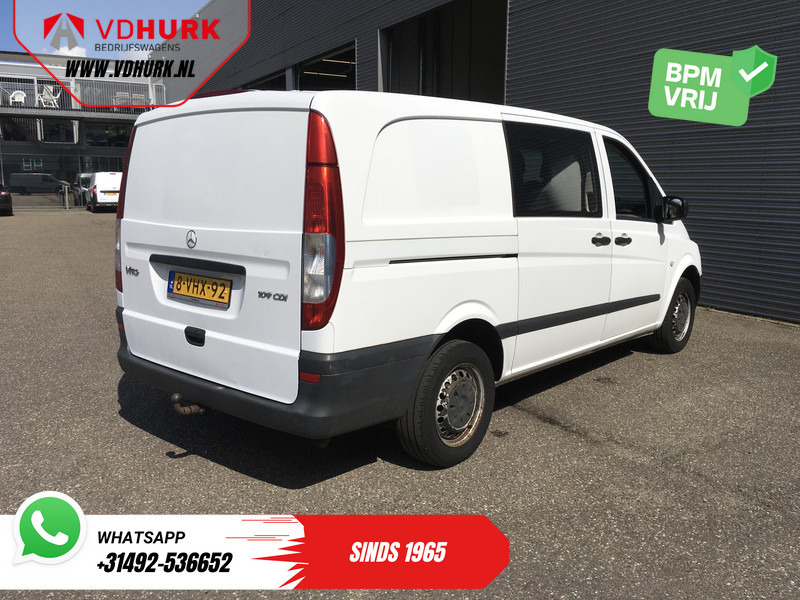 Furgoneta pequeña Mercedes-Benz Vito 109 CDI EXPORT ONLY NL Auto/ APK 03-2026/ 3 Pers./ Trekhaak: foto 10