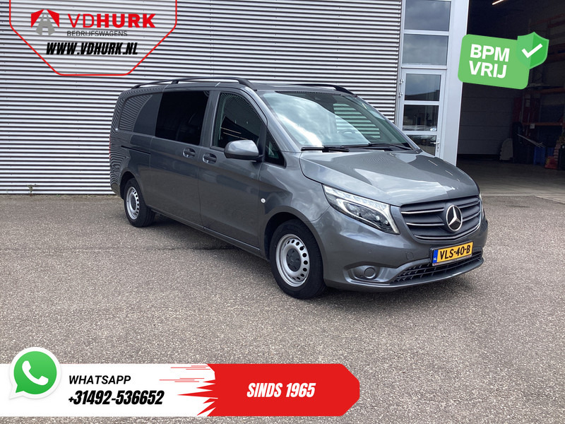 Mercedes-Benz Vito 114 CDI Aut. L3 XL DC Dubbele Cabine BPM VRIJ! LED/ Climate/ Navi/ Carplay/ Camera/ PDC/ Cruise - Furgoneta pequeña, Furgoneta combi: foto 1 Mercedes-Benz Vito 114 CDI Aut. L3 XL DC Dubbele Cabine BPM VRIJ! LED/ Climate/ Navi/ Carplay/ Camera/ PDC/ Cruise - Furgoneta pequeña, Furgoneta combi: foto 1