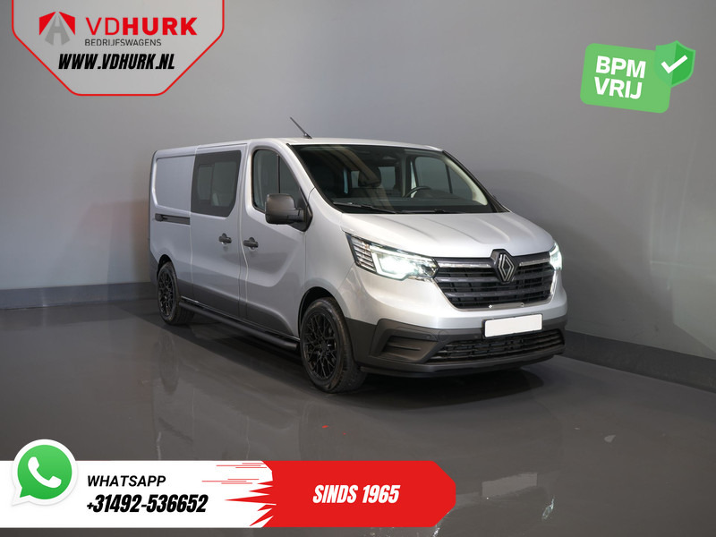 Renault Trafic 2.0 dCi 130 pk L2 BPM VRIJ! DC Dubbel Cabine LED/ 2xSchuifdeur/ Navi/ Carplay/ Camera/ PDC/ Cruise - Furgoneta pequeña, Furgoneta combi: foto 1 Renault Trafic 2.0 dCi 130 pk L2 BPM VRIJ! DC Dubbel Cabine LED/ 2xSchuifdeur/ Navi/ Carplay/ Camera/ PDC/ Cruise - Furgoneta pequeña, Furgoneta combi: foto 1