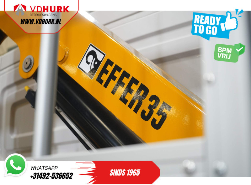 Furgoneta caja abierta Volkswagen Crafter 50 165 pk Effer 352S Kraan/ Crane/ Kran/ Autokran/ PTO/ Open laadbak/ Dubbel Lucht: foto 16