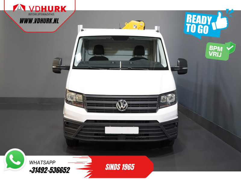 Furgoneta caja abierta Volkswagen Crafter 50 165 pk Effer 352S Kraan/ Crane/ Kran/ Autokran/ PTO/ Open laadbak/ Dubbel Lucht: foto 7