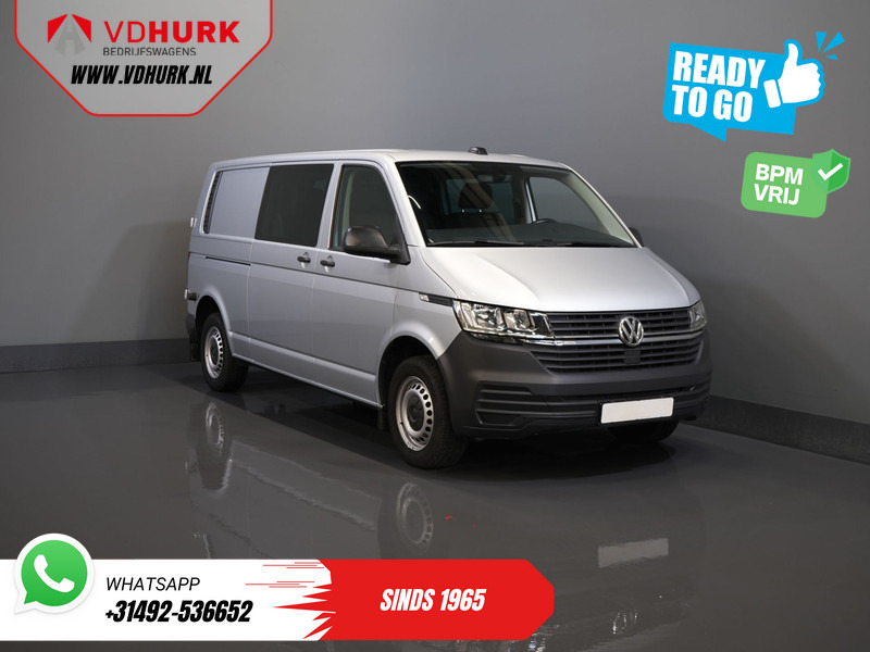 Volkswagen Transporter T6.1 2.0 TDI 150 pk DSG Aut. L2 DC BPM VRIJ! Dubbel Cabine 6 Pers./ Lage KM!/ Adapt.Cruise/ 270Gr. Deuren/ Navi/ Carplay/ Trekha - Furgón, Furgoneta combi: foto 1 Volkswagen Transporter T6.1 2.0 TDI 150 pk DSG Aut. L2 DC BPM VRIJ! Dubbel Cabine 6 Pers./ Lage KM!/ Adapt.Cruise/ 270Gr. Deuren/ Navi/ Carplay/ Trekha - Furgón, Furgoneta combi: foto 1