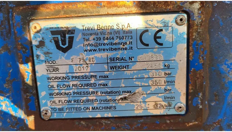 Trevibenne F25 RD DEMOLITION - Cizalla de demolición para Maquinaria de construcción: foto 4 Trevibenne F25 RD DEMOLITION - Cizalla de demolición para Maquinaria de construcción: foto 4