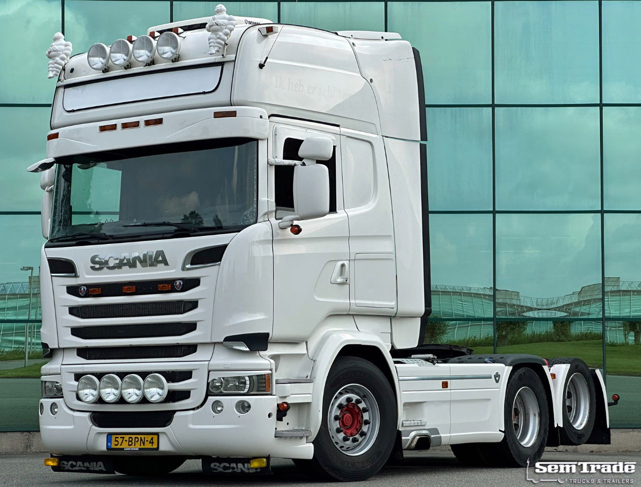 Scania R580 V8 Euro 6 Retarder Full Options Special Interior Super Condition - Cabeza tractora: foto 1 Scania R580 V8 Euro 6 Retarder Full Options Special Interior Super Condition - Cabeza tractora: foto 1