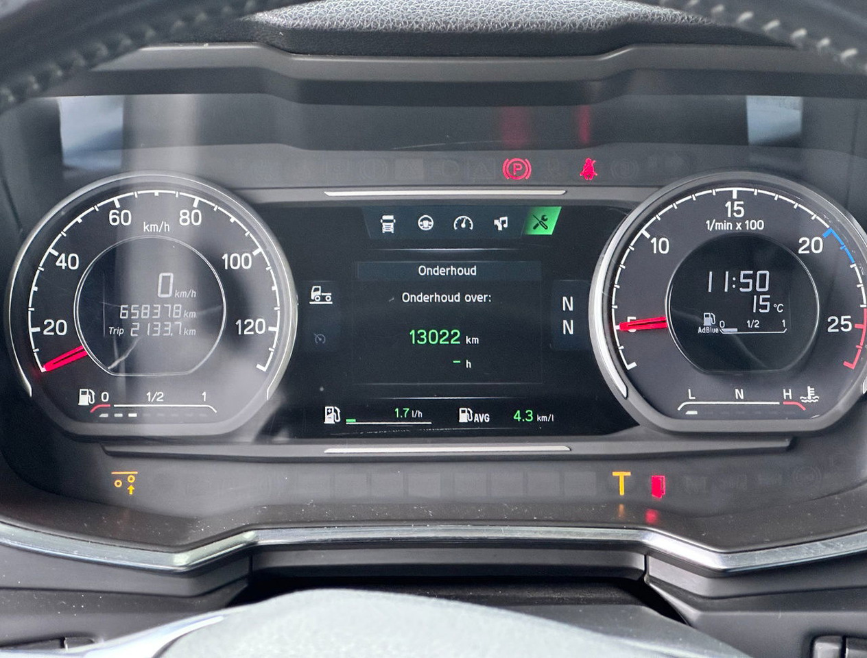 Cabeza tractora Scania S450 Full AIR Retarder 2X Tanks Only 659.000 KM Super Condition: foto 15