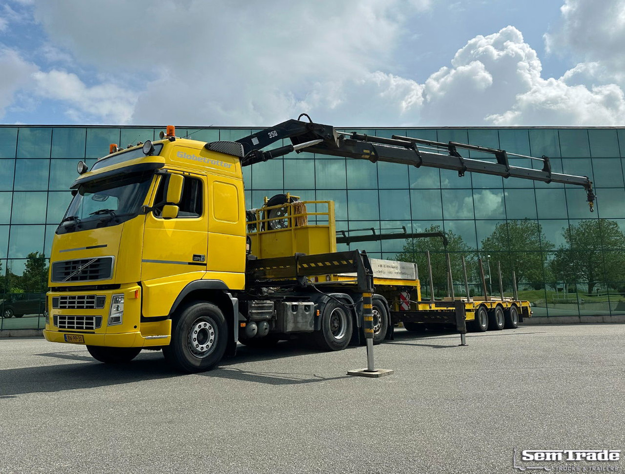 Volvo FH 12.460 Manual Gear 6X2 Euro 3 Only 493.000 KM Hiab 350 - 5 With Nootebo - Cabeza tractora: foto 1 Volvo FH 12.460 Manual Gear 6X2 Euro 3 Only 493.000 KM Hiab 350 - 5 With Nootebo - Cabeza tractora: foto 1