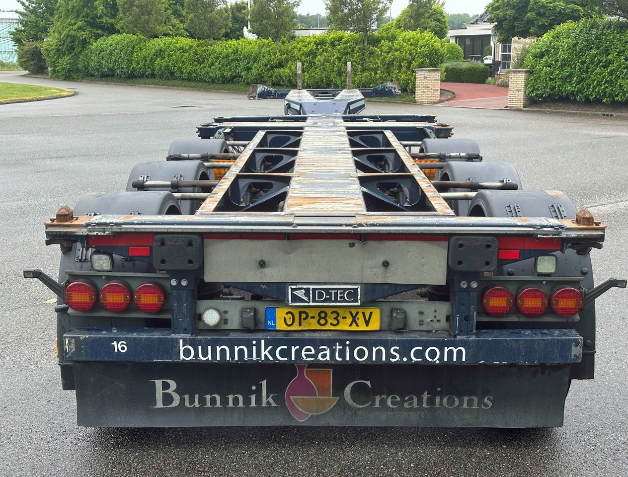 D-TEC Flexitrailer Multi Liftaxle Drumbrakes TOP Condition NL Trailer 2 Pieces - Semirremolque portacontenedore/ Intercambiable: foto 4 D-TEC Flexitrailer Multi Liftaxle Drumbrakes TOP Condition NL Trailer 2 Pieces - Semirremolque portacontenedore/ Intercambiable: foto 4