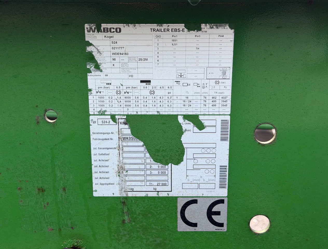 Semirremolque portacontenedore/ Intercambiable Kögel S24-2 Back Slider Lift Axle Disc Brakes 3 Pieces Available NL-Trailer: foto 21 Semirremolque portacontenedore/ Intercambiable Kögel S24-2 Back Slider Lift Axle Disc Brakes 3 Pieces Available NL-Trailer: foto 21