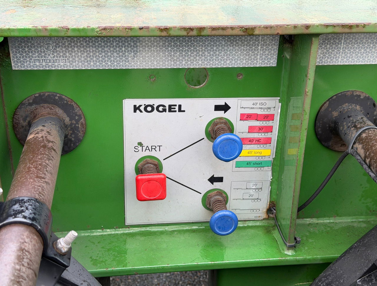 Semirremolque portacontenedore/ Intercambiable Kögel S24-2 Back Slider Lift Axle Disc Brakes 3 Pieces Available NL-Trailer: foto 19 Semirremolque portacontenedore/ Intercambiable Kögel S24-2 Back Slider Lift Axle Disc Brakes 3 Pieces Available NL-Trailer: foto 19