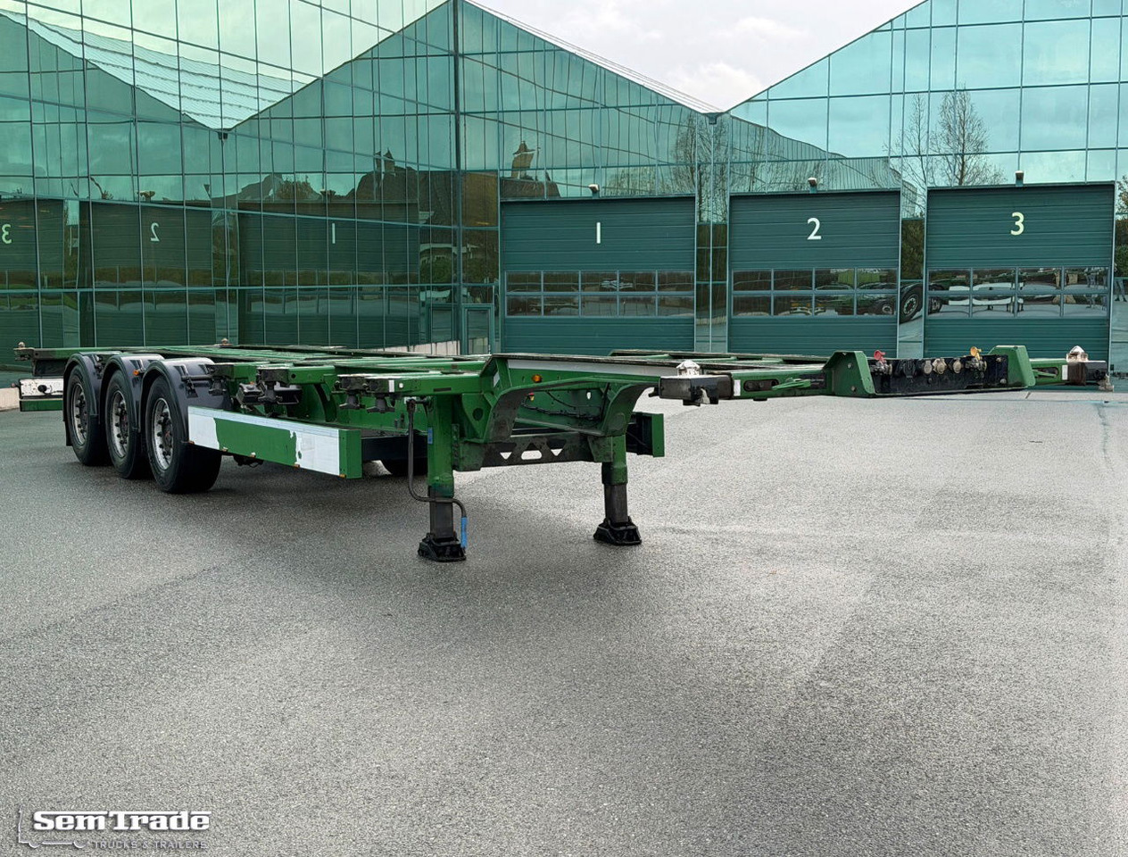 Semirremolque portacontenedore/ Intercambiable Kögel S24-2 Back Slider Lift Axle Disc Brakes 3 Pieces Available NL-Trailer: foto 6 Semirremolque portacontenedore/ Intercambiable Kögel S24-2 Back Slider Lift Axle Disc Brakes 3 Pieces Available NL-Trailer: foto 6