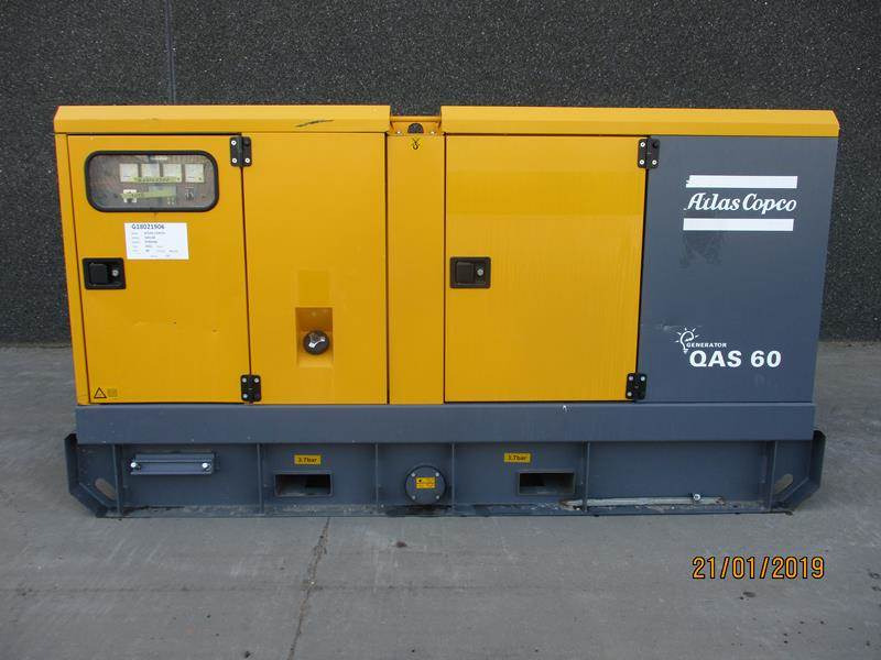 Atlas-Copco QAS 60 - RNT - Generador industriale: foto 1 Atlas-Copco QAS 60 - RNT - Generador industriale: foto 1