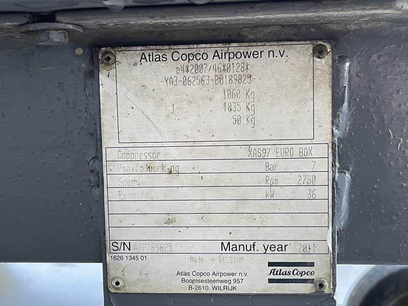 Atlas-Copco XAS 97 DD - N - Compresor de aire: foto 4 Atlas-Copco XAS 97 DD - N - Compresor de aire: foto 4