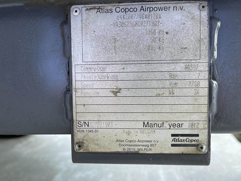 Atlas-Copco XAS 97 DD - N - Compresor de aire: foto 5 Atlas-Copco XAS 97 DD - N - Compresor de aire: foto 5