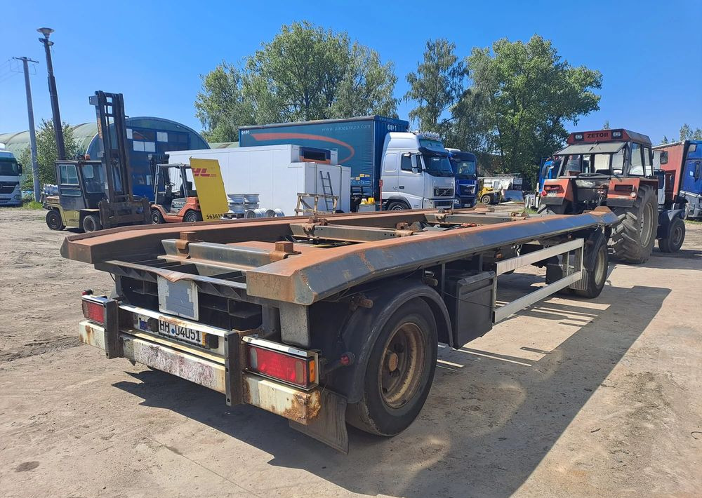 Huffermann Przyczepa Schmitz do hakowca - Remolque multilift/ Portacontenedores de cadenas: foto 1 Huffermann Przyczepa Schmitz do hakowca - Remolque multilift/ Portacontenedores de cadenas: foto 1