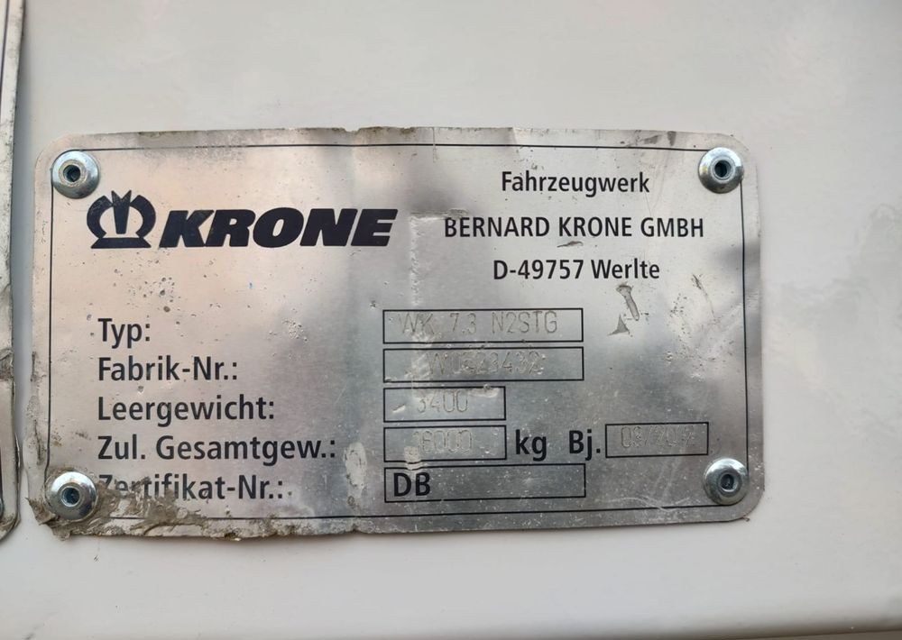 Krone Kontener BDF Krone 7.45m 18 palet - Caja cerrada: foto 3 Krone Kontener BDF Krone 7.45m 18 palet - Caja cerrada: foto 3