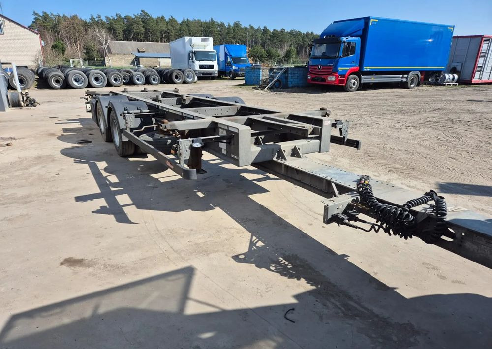 Wecon Przyczepa jumbo tandem Wecon BDF Krone, ocynkowana - Remolque portacontenedore/ Intercambiable: foto 1 Wecon Przyczepa jumbo tandem Wecon BDF Krone, ocynkowana - Remolque portacontenedore/ Intercambiable: foto 1