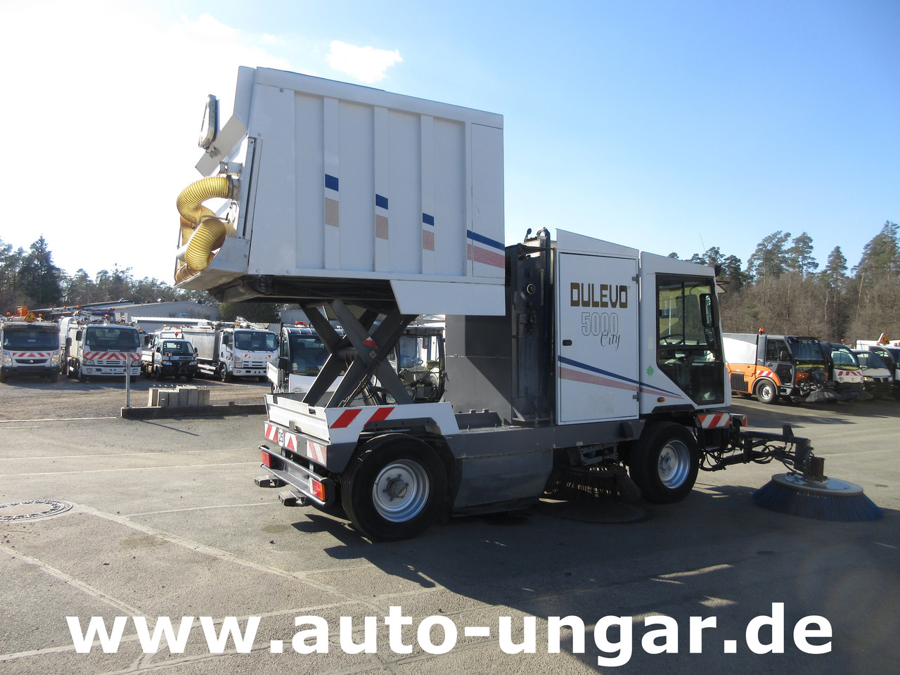Barredora vial DULEVO 5000 City Hochentleerung Handsaugschlauch  Frontbesen 4x4x4: foto 25