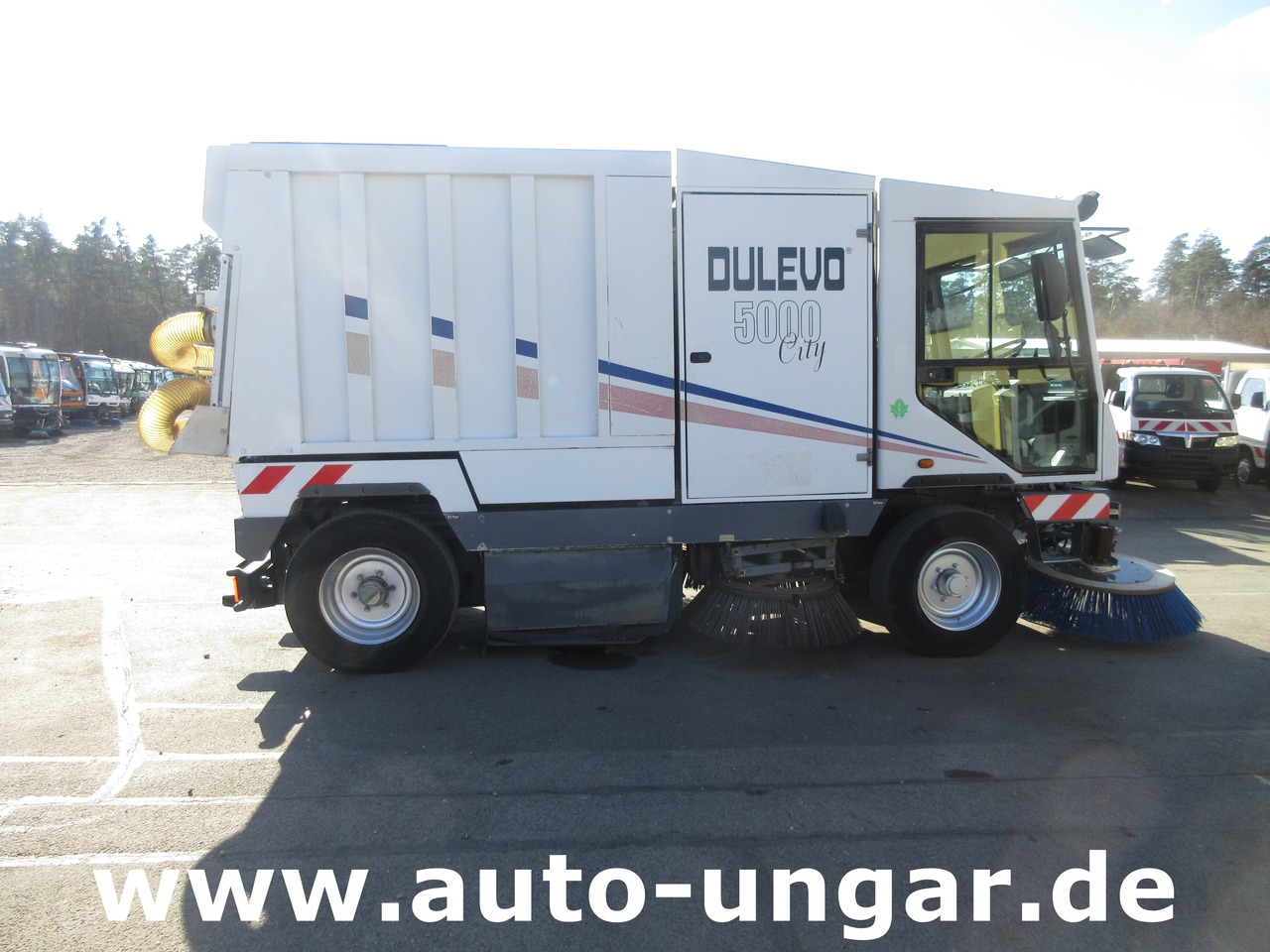 Barredora vial DULEVO 5000 City Hochentleerung Handsaugschlauch  Frontbesen 4x4x4: foto 6