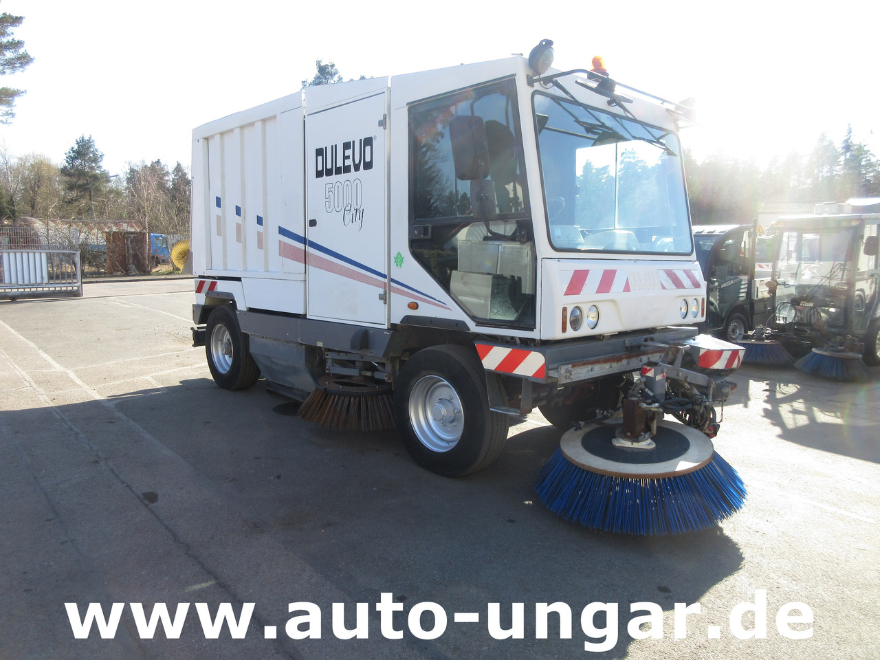 Barredora vial DULEVO 5000 City Hochentleerung Handsaugschlauch  Frontbesen 4x4x4: foto 7