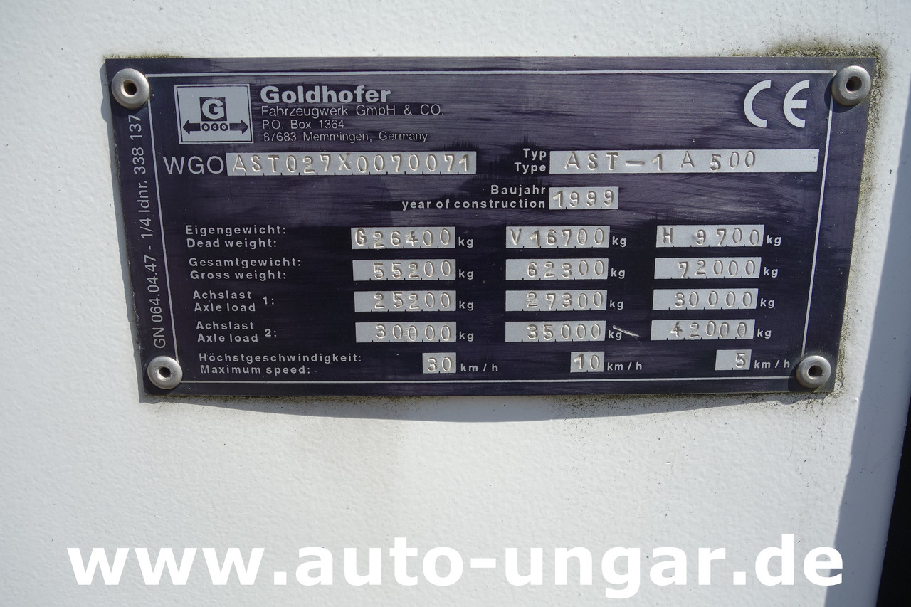 Remolcador de aviones GOLDHOFER AST-1 A500 Baujahr 1999 Push-Back towbarless Pushback Liebherr used GSE: foto 18 Remolcador de aviones GOLDHOFER AST-1 A500 Baujahr 1999 Push-Back towbarless Pushback Liebherr used GSE: foto 18