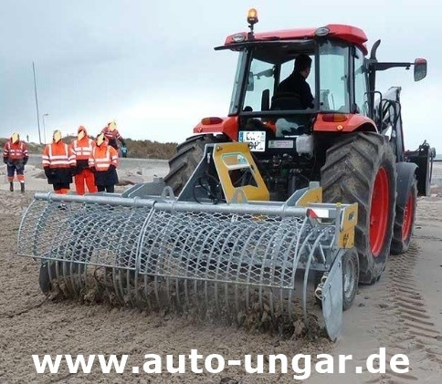 Vehículo municipal Beachtech Legiret Geomonier Beach Tech Strandreiniger Sandreiniger Traktoranbau Beachcleaner: foto 14