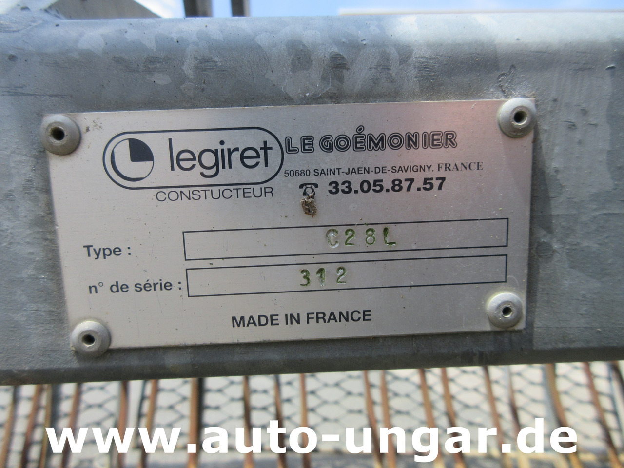 Vehículo municipal Beachtech Legiret Geomonier Beach Tech Strandreiniger Sandreiniger Traktoranbau Beachcleaner: foto 7