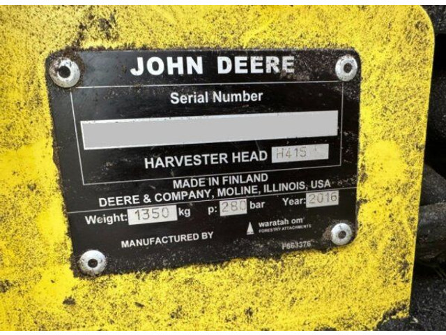 John Deere 1470E 6W +(2016) H415 - Procesadora forestal: foto 5 John Deere 1470E 6W +(2016) H415 - Procesadora forestal: foto 5
