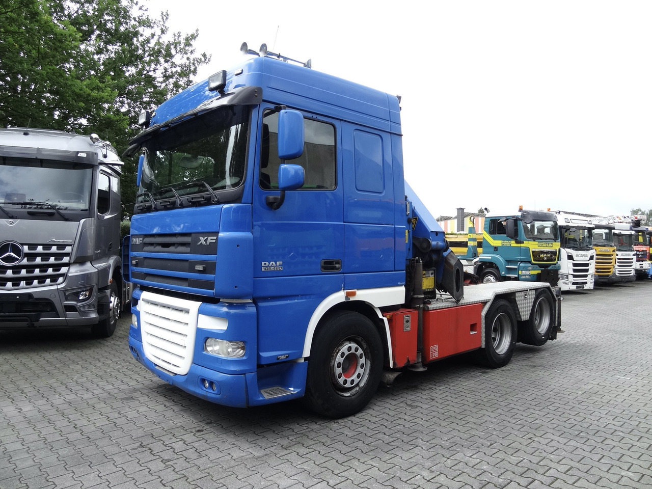 Cabeza tractora Daf XF105 460 6X2 Kran Palfinger 34002: foto 10