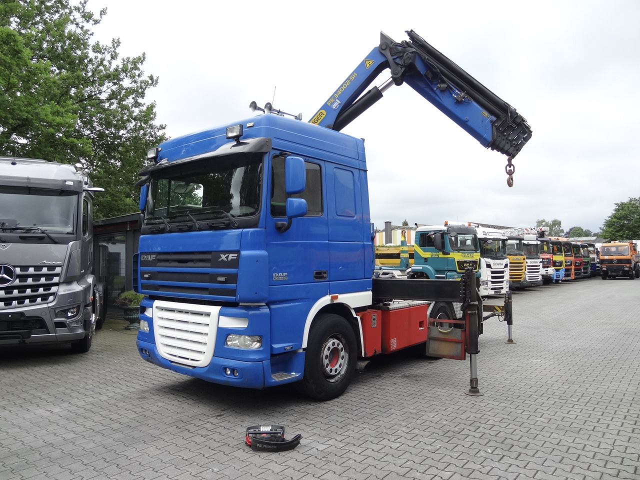 Cabeza tractora Daf XF105 460 6X2 Kran Palfinger 34002: foto 8