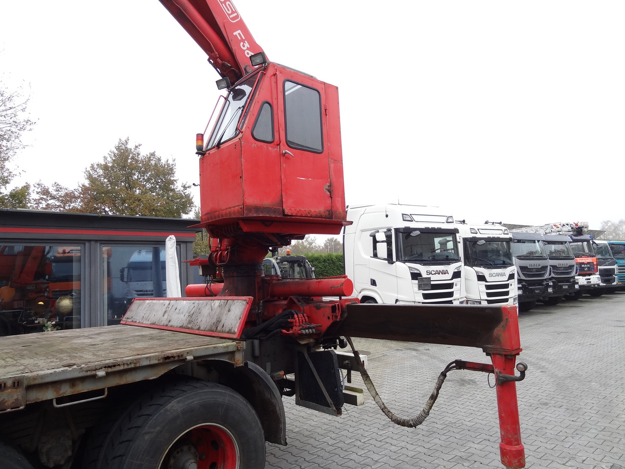 Scania R144 460 6X4 Fassi 360 bis 25 Meter - Camión grúa, Camión caja abierta: foto 2 Scania R144 460 6X4 Fassi 360 bis 25 Meter - Camión grúa, Camión caja abierta: foto 2