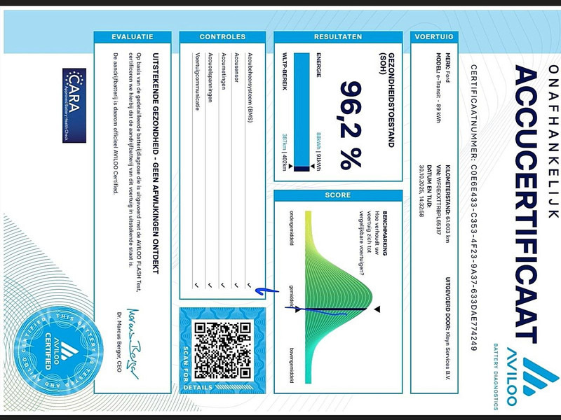 Furgón, Furgoneta eléctrica Ford E-Transit  L4H3 Maxi 68kWh AC!: foto 15