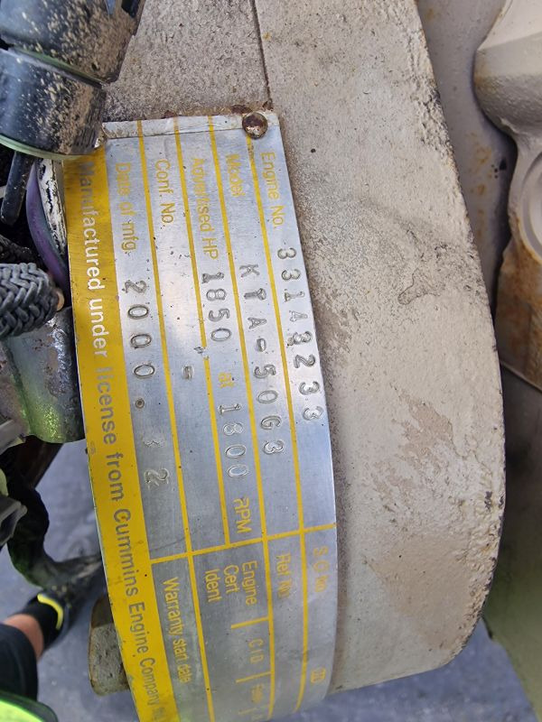 Cummins KTA-50G3 Engine (Plant) - Motor para Maquinaria de construcción: foto 2 Cummins KTA-50G3 Engine (Plant) - Motor para Maquinaria de construcción: foto 2