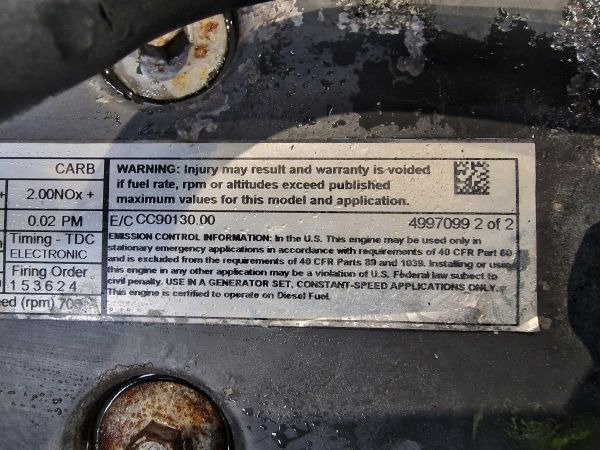 Cummins QSB7-G6 NR4 CPL3277 Engine (Plant) - Motor para Maquinaria de construcción: foto 3 Cummins QSB7-G6 NR4 CPL3277 Engine (Plant) - Motor para Maquinaria de construcción: foto 3