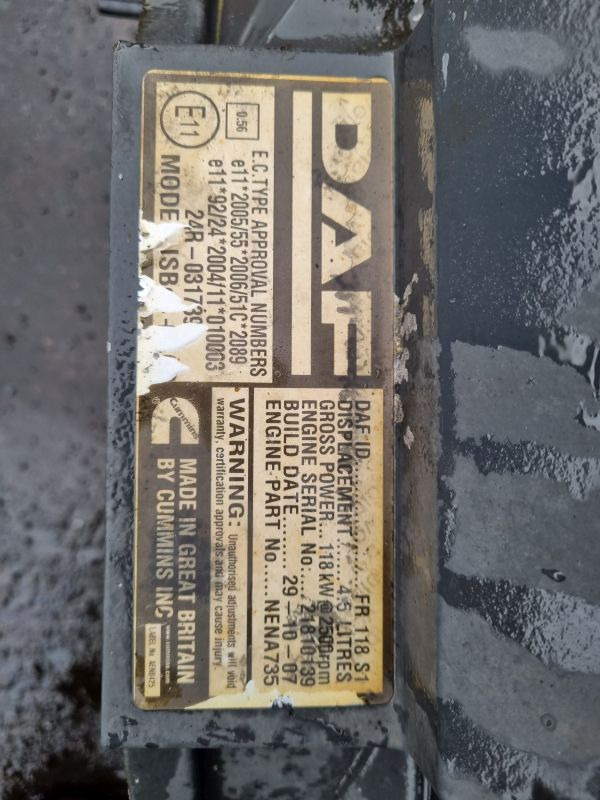 DAF FR118S1 Engine (Truck) - Motor para Camión: foto 2 DAF FR118S1 Engine (Truck) - Motor para Camión: foto 2