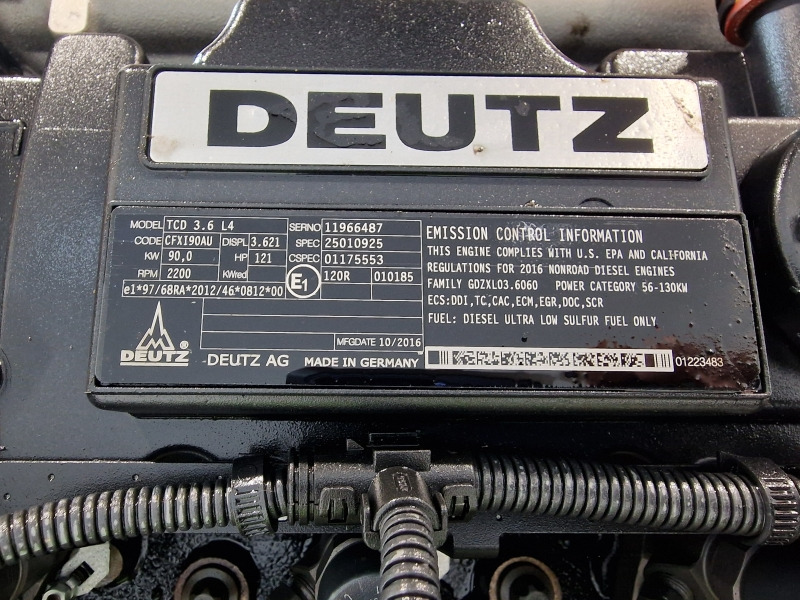 Deutz TCD 3.6 L4 90kw with SCR unit Engine (Plant) - Motor para Maquinaria de construcción: foto 2 Deutz TCD 3.6 L4 90kw with SCR unit Engine (Plant) - Motor para Maquinaria de construcción: foto 2