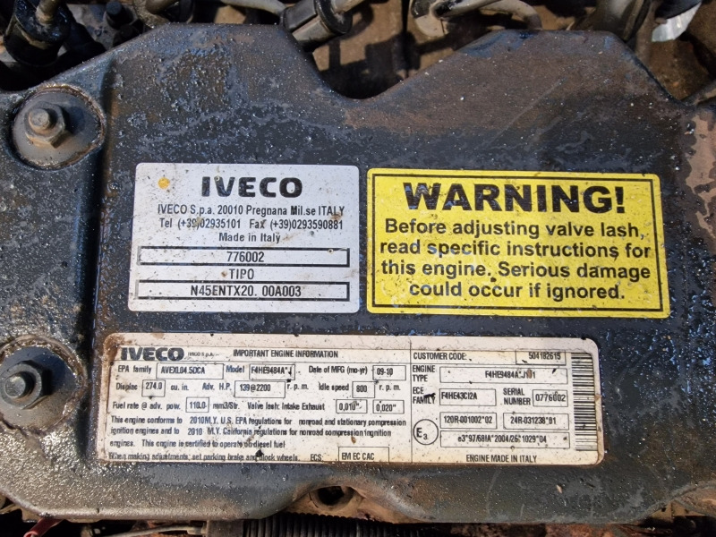 Iveco/Cummins F4HE9484A*J  N45ENTX20 Engine (Industrial) - Motor para Maquinaria industrial: foto 2 Iveco/Cummins F4HE9484A*J  N45ENTX20 Engine (Industrial) - Motor para Maquinaria industrial: foto 2