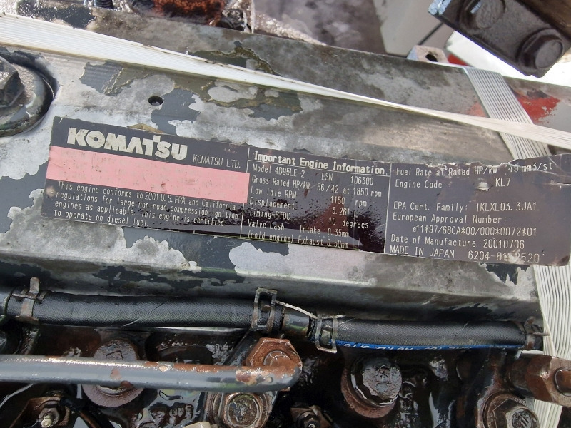 Motor para Maquinaria de construcción Komatsu 4D95LE-2 Engine (Plant): foto 11